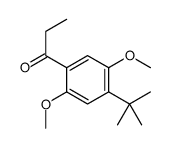 1-(4-tert-butyl-2,5-dimethoxyphenyl)propan-1-one Structure