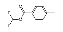 difluoromethyl 4-methylbenzoate Structure