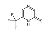 6-(Trifluoromethyl)-2(1H)-pyrazinethione结构式