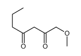 1-methoxyheptane-2,4-dione Structure