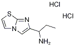 (1-咪唑并[2,1-B][1,3]噻唑-6-基丙基)胺二盐酸盐结构式