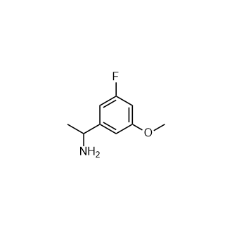 1-(3-氟-5-甲氧基苯基)乙-1-胺结构式