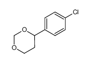 4-(4'-chlorophenyl)-1,3-dioxane Structure