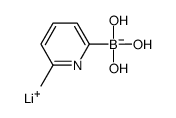 Lithium (6-Methylpyridin-2-yl)trihydroxyborate Structure