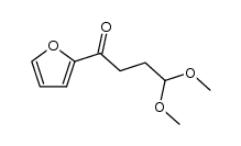 1,1-dimethoxy-4-(2-furyl)-4-butanone Structure