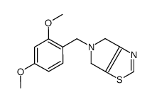 5-(2,4-Dimethoxybenzyl)-5,6-dihydro-4H-pyrrolo[3,4-d][1,3]thiazol e Structure