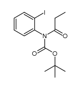 tert-butyl 2-iodophenyl(propionyl)carbamate Structure