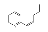 Pyridine, 2-(1-pentenyl)-, (Z)- (9CI) structure