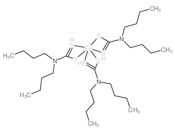 Iron,tris(N,N-dibutylcarbamodithioato-kS,kS')-, (OC-6-11)-结构式