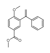 methyl 4-methoxy-3-(1-phenylvinyl)benzoate结构式