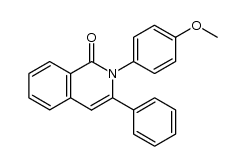 2-(4-methoxyphenyl)-3-phenylisoquinolin-1(2H)-one Structure