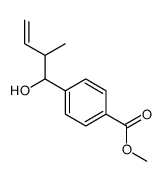 methyl 4-(1-hydroxy-2-methylbut-3-enyl)benzoate结构式