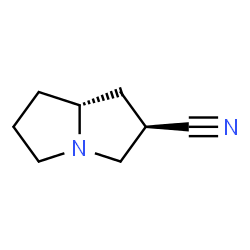 1H-Pyrrolizine-2-carbonitrile,hexahydro-,(2R-cis)-(9CI) Structure