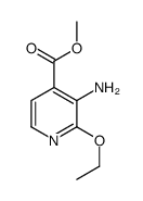 4-Pyridinecarboxylicacid,3-amino-2-ethoxy-,methylester(9CI)结构式