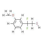 2,2-difluoro-2-(3-methoxyphenyl)ethan-1-ol structure