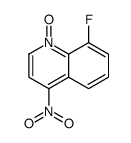 8-Fluoro-4-nitroquinoline 1-oxide Structure