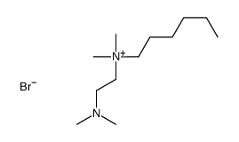 2-(dimethylamino)ethyl-hexyl-dimethylazanium,bromide Structure