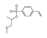 1-methoxypropan-2-yl 4-ethenylbenzenesulfonate Structure