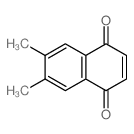 1,4-Naphthalenedione,6,7-dimethyl- Structure