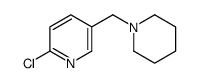 2-chloro-5-(piperidin-1-ylmethyl)pyridine structure