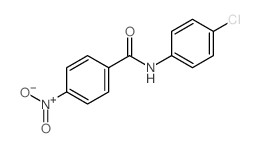 Benzamide,N-(4-chlorophenyl)-4-nitro- Structure