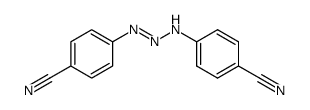 1,3-bis(4-cyanophenyl)triazene Structure