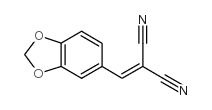 Propanedinitrile,2-(1,3-benzodioxol-5-ylmethylene)- structure