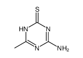 1,3,5-Triazine-2(1H)-thione,4-amino-6-methyl-(9CI) Structure