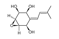 (1S,6R)-4-[(E)-3-Methyl-2-butenylidene]-7-oxabicyclo[4.1.0]heptane-2β,3β,5β-triol structure