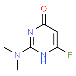 4(1H)-Pyrimidinone,2-(dimethylamino)-6-fluoro-(9CI) Structure