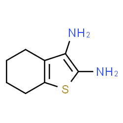 Benzo[b]thiophene-2,3-diamine, 4,5,6,7-tetrahydro- (9CI)结构式