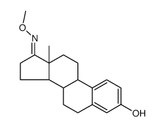 3-Hydroxyestra-1,3,5(10)-trien-17-one O-methyl oxime Structure