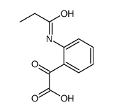 oxo[2-(propionylamino)phenyl]acetic acid Structure