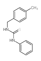 N-(4-甲基苄基)-N'-苯基硫星空app结构式