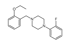 1-[(2-ethoxyphenyl)methyl]-4-(2-fluorophenyl)piperazine Structure