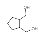 [2-(hydroxymethyl)cyclopentyl]methanol结构式