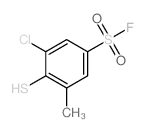 Benzenesulfonyl fluoride, 3-chloro-4-mercapto-5-methyl- picture