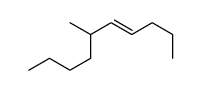 (4E)-6-Methyl-4-decene Structure