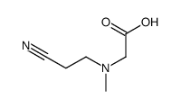 N-(2-Cyanoethyl)-N-Methylglycine structure