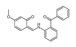 (6Z)-6-[(2-benzoylanilino)methylidene]-3-methoxycyclohexa-2,4-dien-1-one结构式