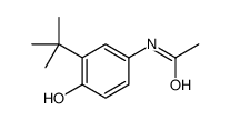 N-(3-tert-butyl-4-hydroxyphenyl)acetamide结构式