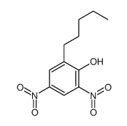 2,4-dinitro-6-pentylphenol结构式