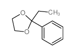 1,3-Dioxolane,2-ethyl-2-phenyl- structure