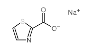 1,3-Thiazole-2-carboxylic acid sodium salt Structure