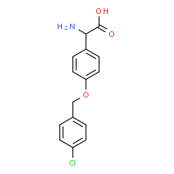 DL-4-[(4-CHLOROPHENYL)METHOXY]-PHENYLGLYCINE structure