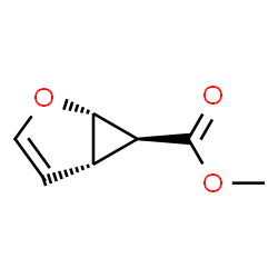 2-Oxabicyclo[3.1.0]hex-3-ene-6-carboxylicacid,methylester,(1S,5S,6S)-结构式