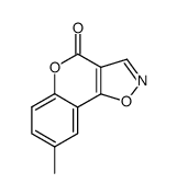 8-methyl-chromeno[3,4-d]isoxazol-4-one Structure