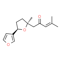 4-Methyl-1-[(2R)-2,3,4,5-tetrahydro-5-methyl[2,3'-bifuran]-5β-yl]-3-penten-2-one picture