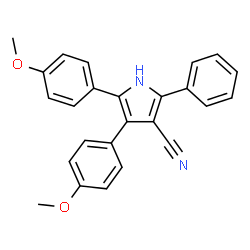 4,5-Bis(4-methoxyphenyl)-2-phenyl-1H-pyrrole-3-carbonitrile picture