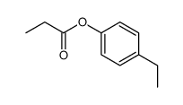 Propionic acid 4-ethylphenyl ester Structure